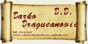 Darko Dragucanović vizit kartica